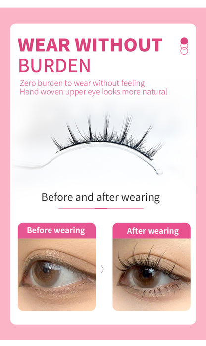 5 Pairs Pre-Glued Manga Lashes, Anime Cosplay Natural Wispy Artificial eyelashes, False Eyelashes, Cat Eye, Kitty Eye, Lashes, velvet, women lashes, beauty store, hair, accessories , women essential, women makeup , makeup tools