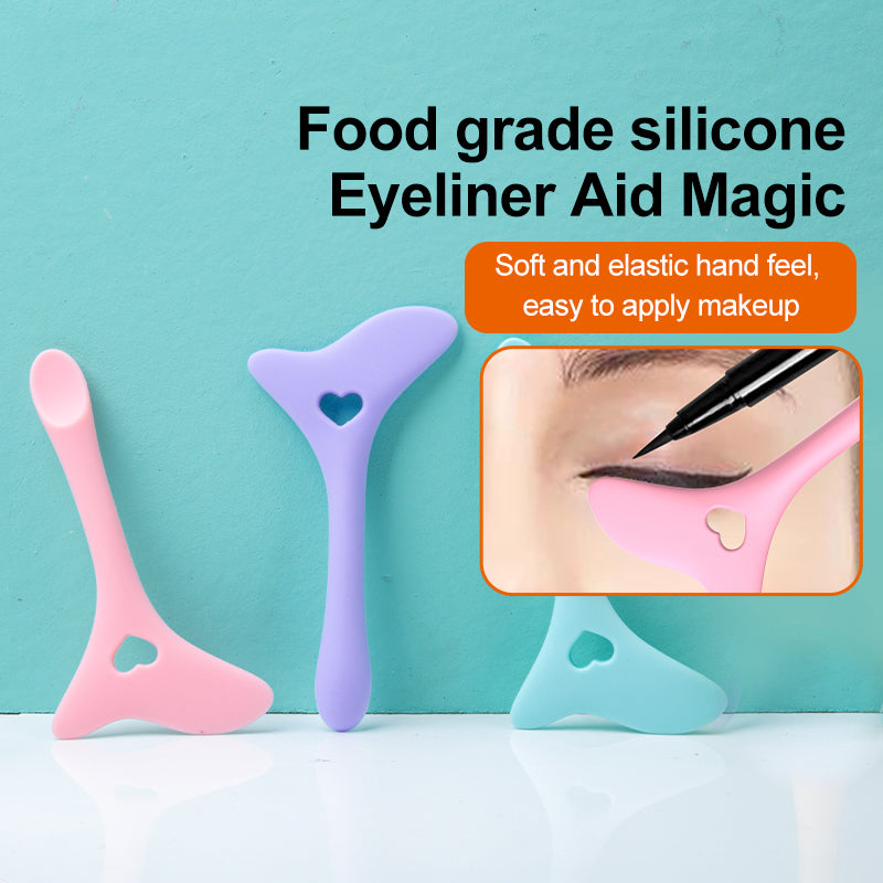 Silicone Eyeliner, Stencil Wing Tip, Mascara Drawing Lipstick Aid, Face Cream Applicator, Winged Eyeliner Aid, Eyebrow Pencil Stencil, Reusable,velvet, lashes, lashes accessories , lash tools, accessories 