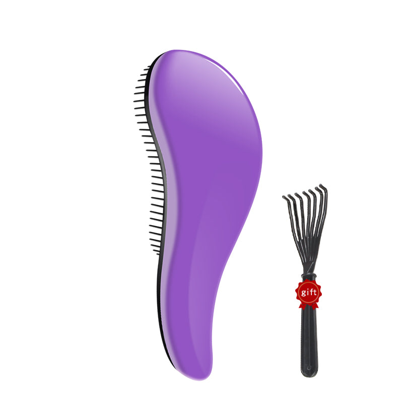 Hair Comb, Detangling Hair Brush, Women Haircare, Anti-knot Styling Barber, Hot comb Detangler Brush, Detangling Comb, Hair Styling Tools, Appliances for Natural, Wavy, Curly, Coily, Wet, Dry, Oil, Thick, Straight, Long Hair, velvet, hair accessories , hair products , beauty store