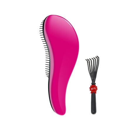 Hair Comb, Detangling Hair Brush, Women Haircare, Anti-knot Styling Barber, Hot comb Detangler Brush, Detangling Comb, Hair Styling Tools, Appliances for Natural, Wavy, Curly, Coily, Wet, Dry, Oil, Thick, Straight, Long Hair, velvet, hair accessories , hair products , beauty store