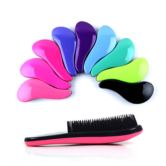 Hair Comb, Detangling Hair Brush, Women Haircare, Anti-knot Styling Barber, Hot comb Detangler Brush, Detangling Comb, Hair Styling Tools, Appliances for Natural, Wavy, Curly, Coily, Wet, Dry, Oil, Thick, Straight, Long Hair, velvet, hair accessories , hair products , beauty store