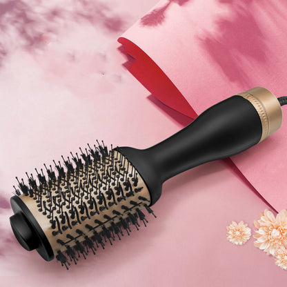 Hot air Comb, Hair Straightener, 24K Gold, Hair Dryer, hair Volumizer, Professional Blowout Hair Dryer Brush, 4 in 1 Hair Dryer and Styler, Volumizer, Professional Salon Hot Air Brush, for All Hair Types, velvet, hair style, hair detailing , hair products, hair accessories , velvet, curly hair, straight hair, wavy hair, all hair products, sale