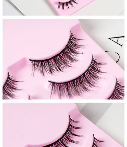 5 Pairs Pre-Glued Manga Lashes, Anime Cosplay Natural Wispy Artificial eyelashes, False Eyelashes, Cat Eye, Kitty Eye, Lashes, velvet, women lashes, beauty store, hair, accessories , women essential, women makeup , makeup tools