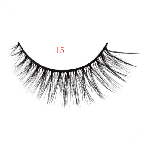 3D Mink Eyelashes, 3 Pairs of Natural Fiber eyelashes, Long False Eyelashes, Faux Mink False Eye lashes, Handmade eyelashes, Reusable eyelashes, Thick Black Fake EyeLashes, velvet, beauty store, lash, lashes, fake eyelashes, velvet, accessories 