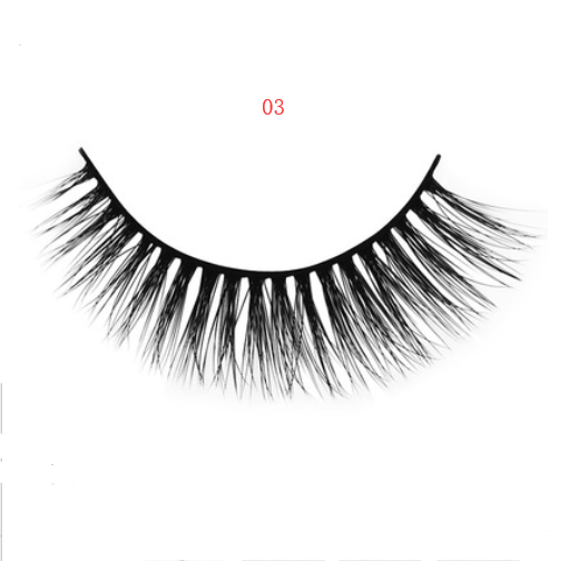 3D Mink Eyelashes, 3 Pairs of Natural Fiber eyelashes, Long False Eyelashes, Faux Mink False Eye lashes, Handmade eyelashes, Reusable eyelashes, Thick Black Fake EyeLashes, velvet, beauty store, lash, lashes, fake eyelashes, velvet, accessories 