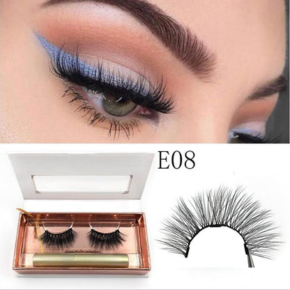 Magnetic Eyelashes with Eyeliner False Lashes Natural Look Magnetic Eyeliner Magnet False Lashes Glue-Free