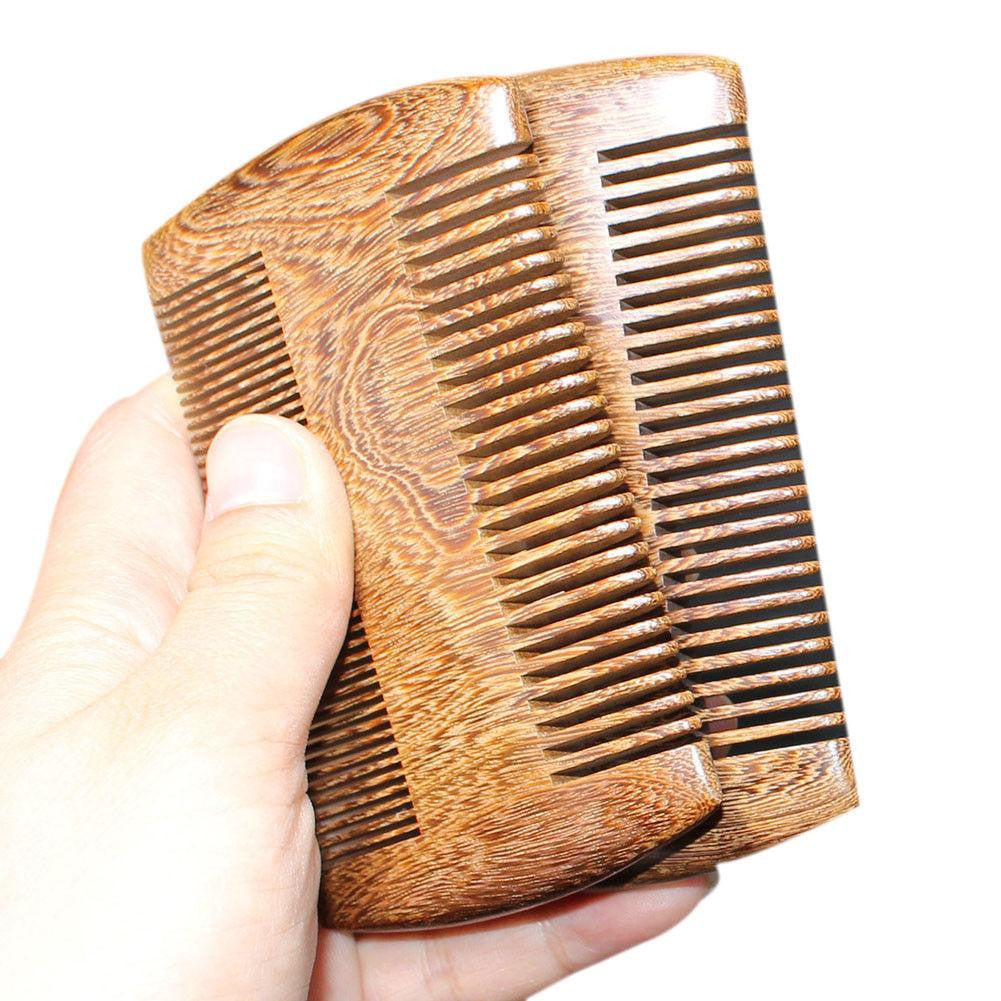 Handmade, Sandalwood comb, Anti-Static Wooden Comb, Dual Action Beard Comb, Wood Hair Comb, Wide Tooth comb, Fine Tooth comb, Double Sided Comb, velvet, hair comb, hair accessories , hair tools, hair detailing tools, hair styling, beauty store