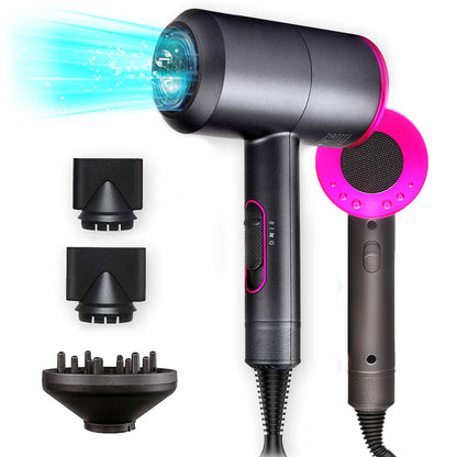 Hotel Hair Dryer, 2000W Ionic Hair Dryer, Professional Negative Ion Hair Blow Dryer, Diffuser, Nozzles, for Curly Hair, Powerful AC Motor, for Women Men Kids, Salon tools, hair, hair accessories , hair care products, velvet, curly hair products , straight hair products , wavy hair products , essential hair products