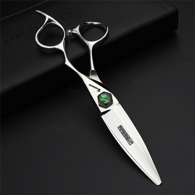 Willow Scissors, Sliding Cut 6 Inch Hairdressing Scissors, Professional Barber Hair Cutting Shears, Stainless Steel Hairdressing Scissors, Shears, velvet, wigs, extensions , hair, hair styling, hair products, hair accessories , hair tools, curly hair, straight hair, wavy hair, beauty store