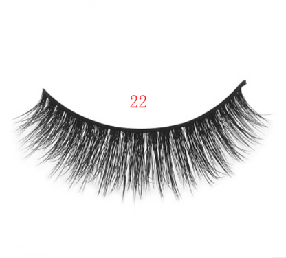 3D Mink Eyelashes, 3 Pairs of Natural Fiber eyelashes, Long False Eyelashes, Faux Mink False Eye lashes, Handmade eyelashes, Reusable eyelashes, Thick Black Fake EyeLashes, velvet, beauty store, lash, lashes, fake eyelashes, velvet, accessories 