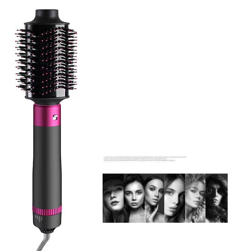 Professional 5 In 1 Hair Dryer Brush, Straightening Brush, Electric Hair Styling Tool, Automatic Hair Curler, Beauty Supplies Gadgets, velvet, hair, hair accessories , essential hair products, hair detailing , hair styling, curly hair products , straight hair products , wavy hair products 