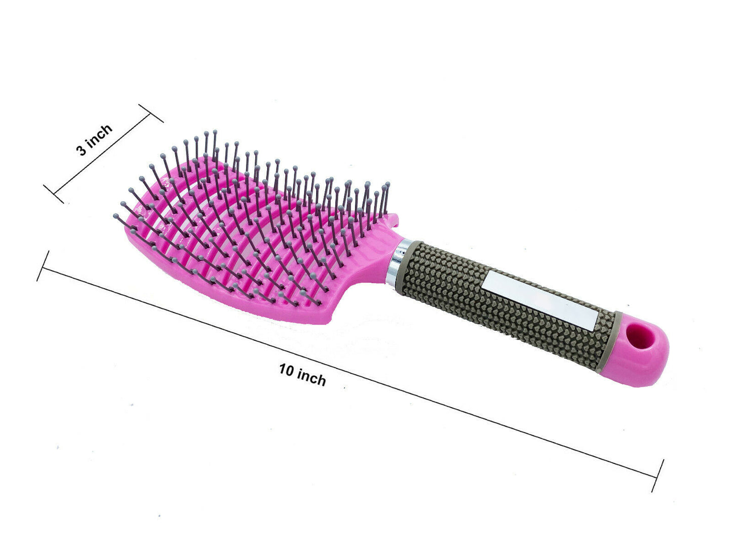 Hair Scalp Massage Brush, Anti Static, Curved, Vented, Styling Detangling Brushes, Comb, Hairbrush, Bristle Nylon brush, Wet Curly Detangle Hair Brush, Hairdressing Styling Tools, velvet, hair comb, hair brush, hair accessories , hair, hair styling, velvet, beauty store