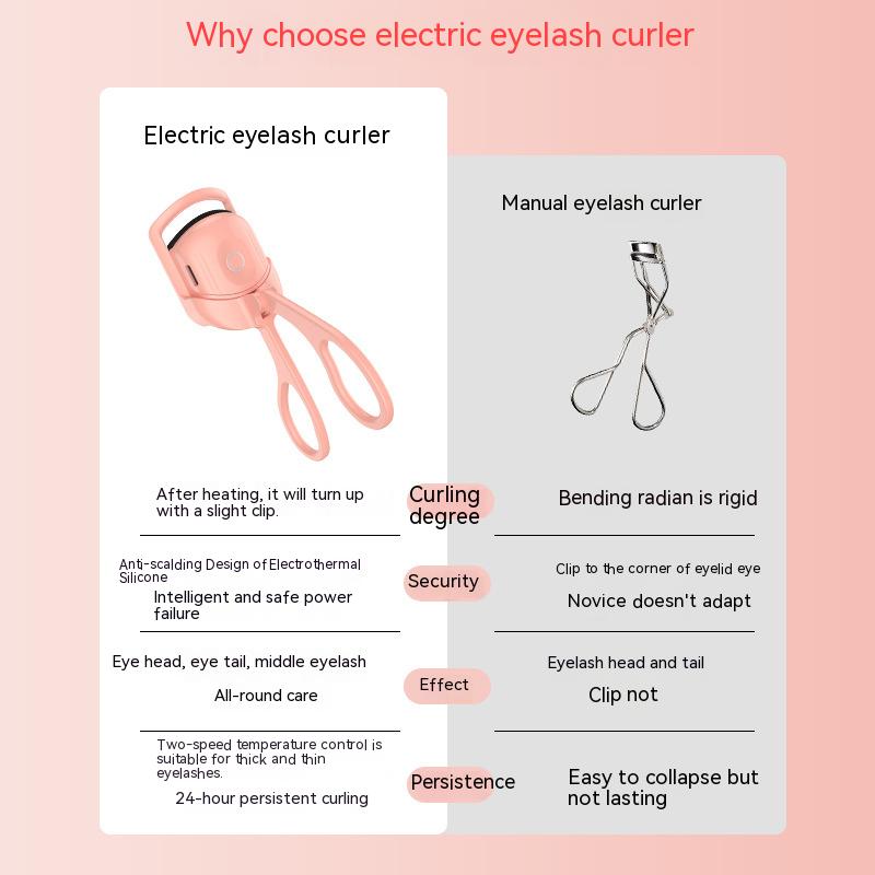 Eyelash Curler, Heated Comb, Eyelashes Curls, Thermal Eyelash, Curler Makeup Tools, velvet, makeup tools, lashes, lashes tools, lashes products, heated lashes curler, lashes accessories , lash essential , beauty salon, beauty supply , women essential 