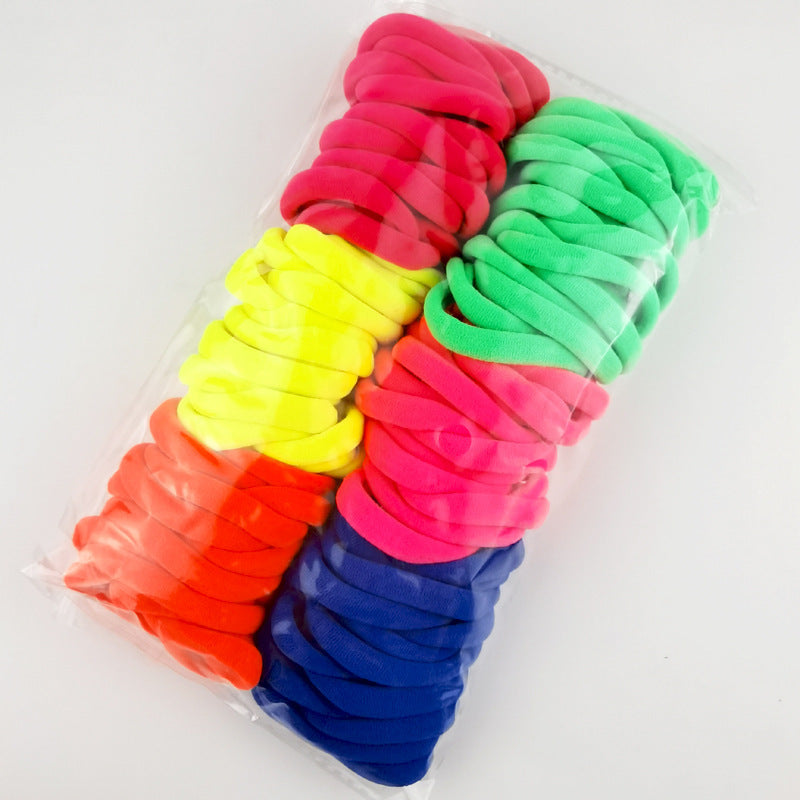 Towel Hair Tie, Seamless High Elasticity Seamless Hair Tie, Hair Rope, Rubber Band, 50Pcs Baby Hair Ties, Cotton Toddler Hair Ties, for Girls and Kids, Multicolor Small Seamless Hair Bands, Elastic Ponytail Holders, velvet, hair accessories , hair, curly hair, straight hair, wavy hair, beauty store, wigs, extensions 